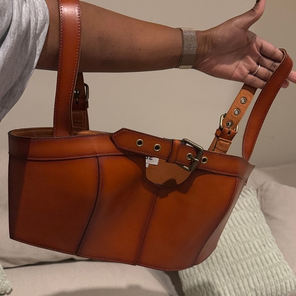 MONSE buckled leather top-Size Large - Picture 5 of 5